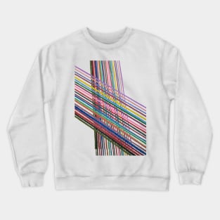 Lines of Color Crewneck Sweatshirt